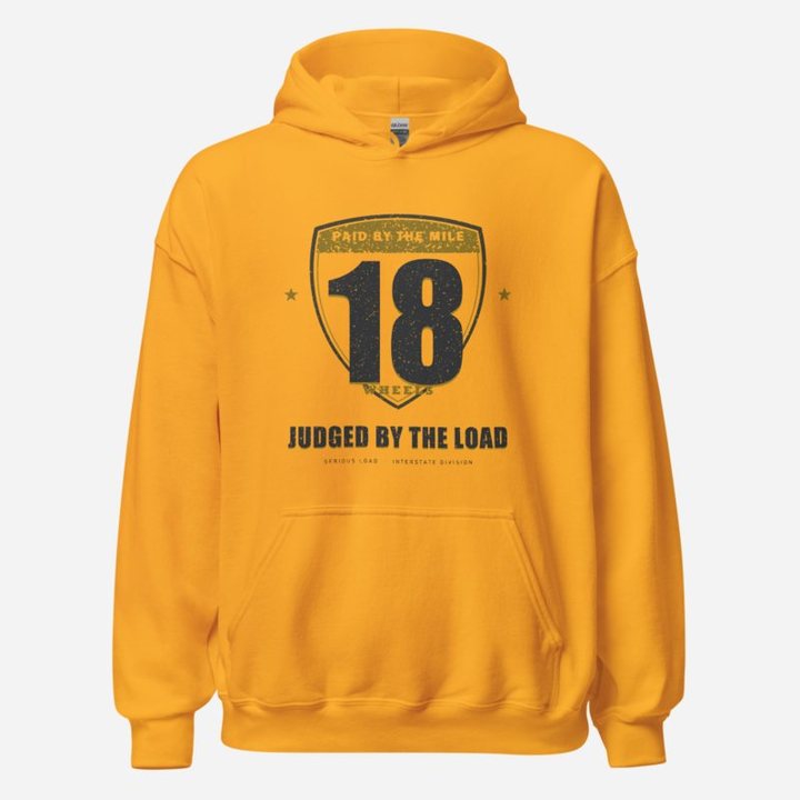 Serious Load Paid By The Mile Freight Hoodie in Gold