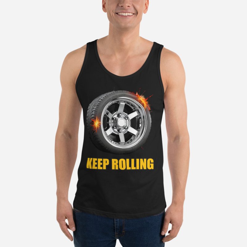 Serious Load Keep Rolling Chrome Wheel Tank Black