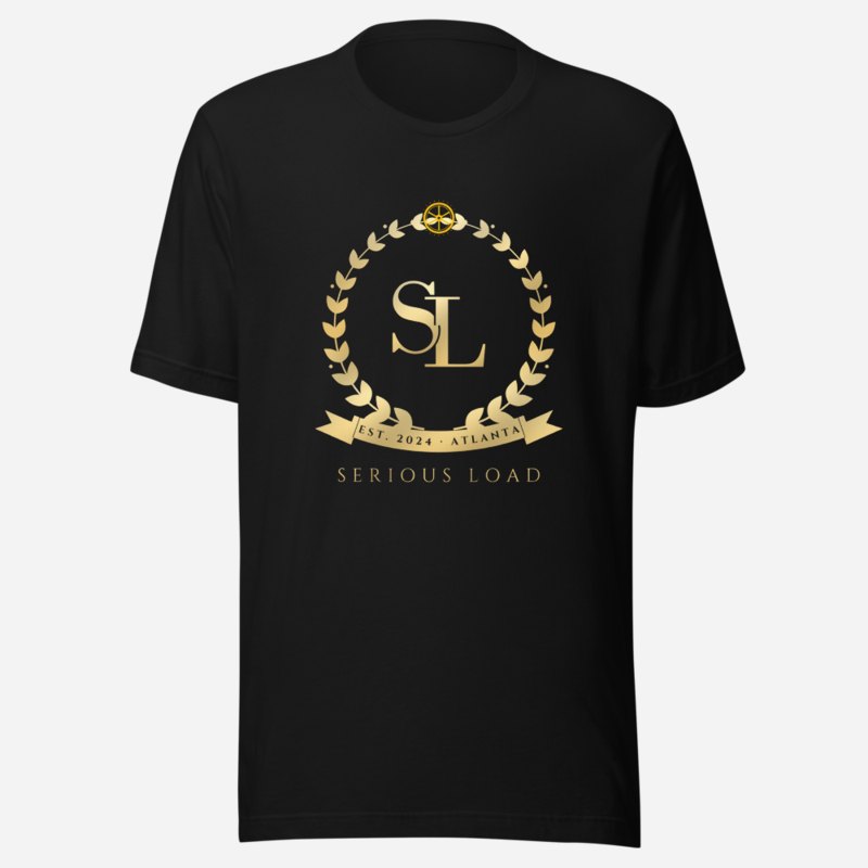 Serious Load Maison Crest Tee Black