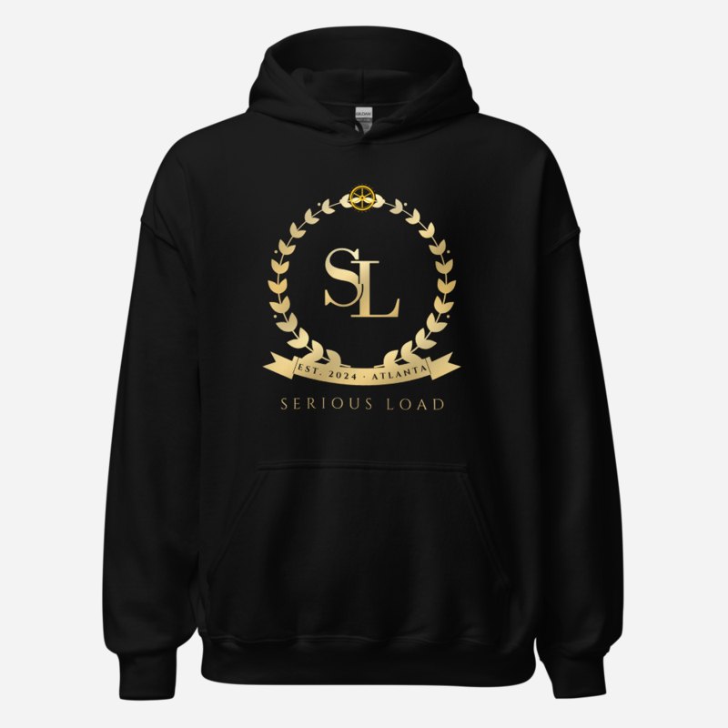 Serious Load Maison Crest Hoodie Black