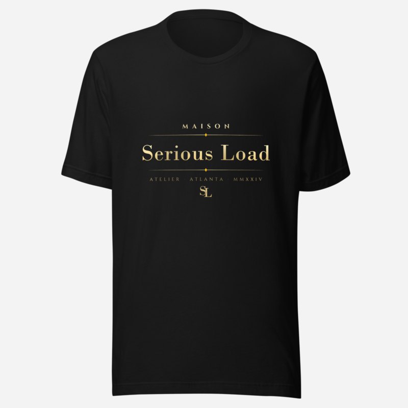 Serious Load Maison Signature Tee Black
