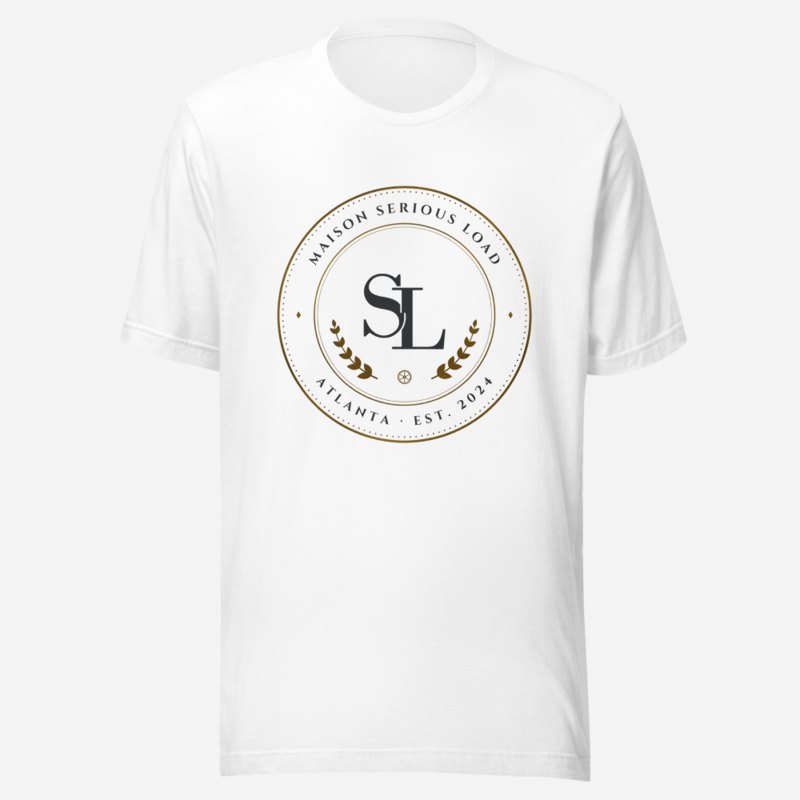 Serious Load Maison Medallion Tee in White