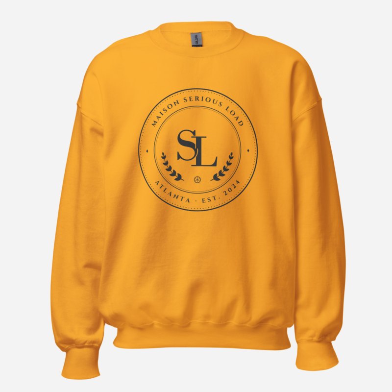 Serious Load Maison Medallion Sweatshirt in Gold