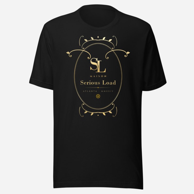 Serious Load Maison Baroque Cartouche Tee Black