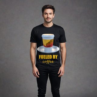 Serious Load Fueled By Coffee Road Tee AI model