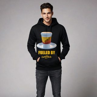 Serious Load Fueled By Coffee Road Hoodie AI model