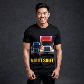 Serious Load Night Shift Convoy Tee AI model