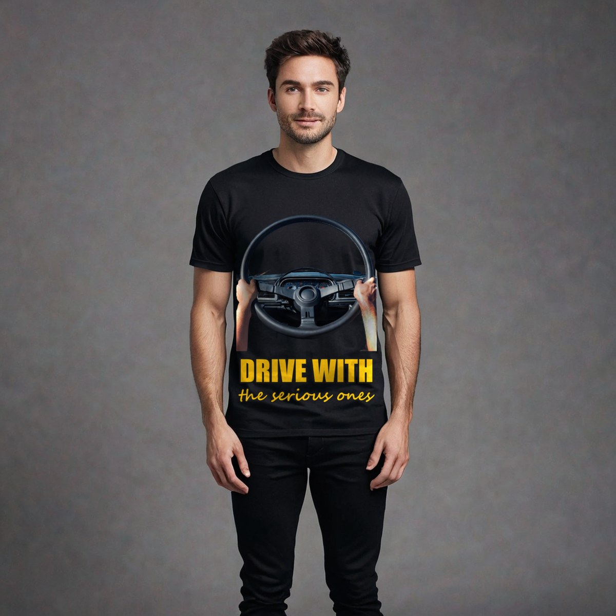 Serious Load Drive With The Serious Ones Steering Wheel Tee